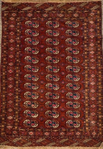A Gul Design Turkoman Rug from Afghanistan