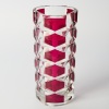 A Large French Mid-Century Facet Cut Vase