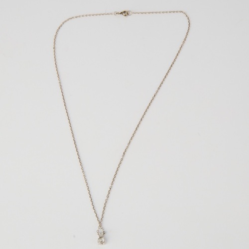 A 925 Silver Chain with Inset Stone