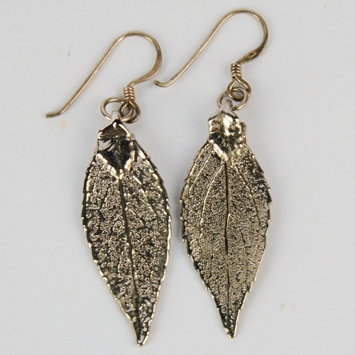 A Pair of 925 Silver Leaf Earrings