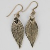A Pair of 925 Silver Leaf Earrings