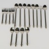 A Forged Stainless Steel Cocktail Forks and Spoons