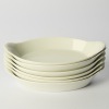 A set of six French Pillivuyt Porcelain oval gritan dishes