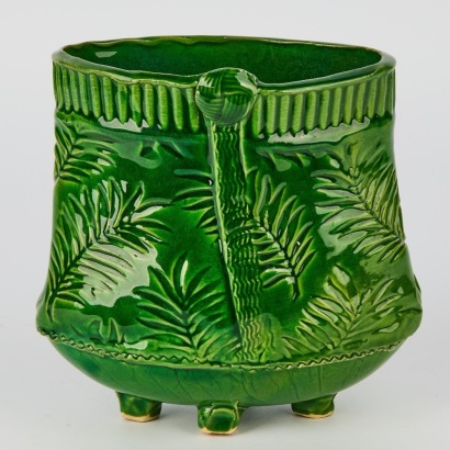 A Green NZ Studio Pottery Vase