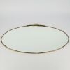 An Art Deco Nickel Framed Mirror