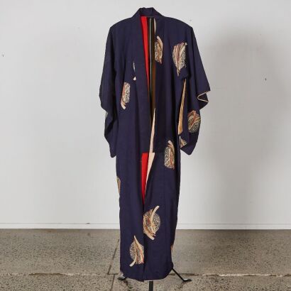 A Blue Vintage Kimono