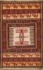 A Hand Knotted Wool Persian Soumak Carpet