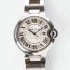 Stainless Steel, 33mm Cartier Ballon Bleu Medium Model Automatic Wristwatch, circa 2010