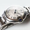 Stainless Steel, 33mm Cartier Ballon Bleu Medium Model Automatic Wristwatch, circa 2010 - 2