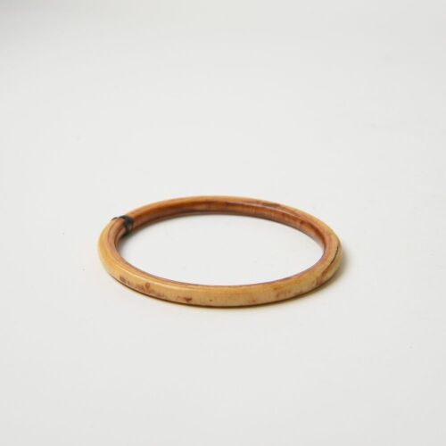 A Chinese Bone Carved Bangle