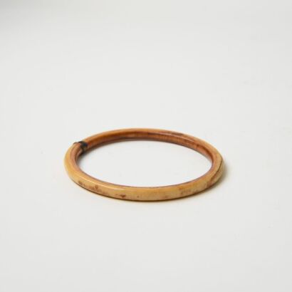 A Chinese Bone Carved Bangle