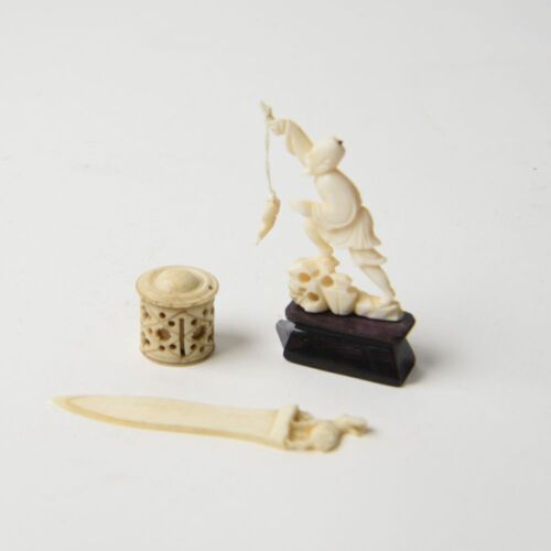 A Group of Bone Carved Items