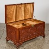 A Chinese 20th Century Carved Dragon-Motif Camphorwood Chest - 4