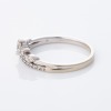10ct White Gold, 0.23ct Diamond Band - 2
