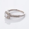 Michael Hill, 14ct White Gold, 0.45ct Diamond Cluster Ring - 2