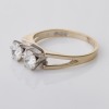 18ct White Gold, 1.14ct Two Stone Diamond Ring - 2