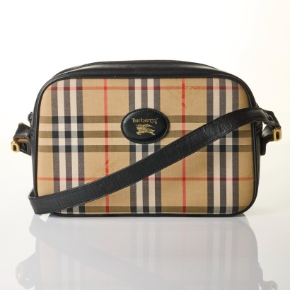 Burberry, Camel Novacheck Shoulder Bag