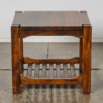 A Vintage Solid Rimu Side Table