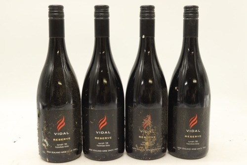 (4) 2005 Vidal Estate Reserve Syrah, Hawke's Bay (TL)