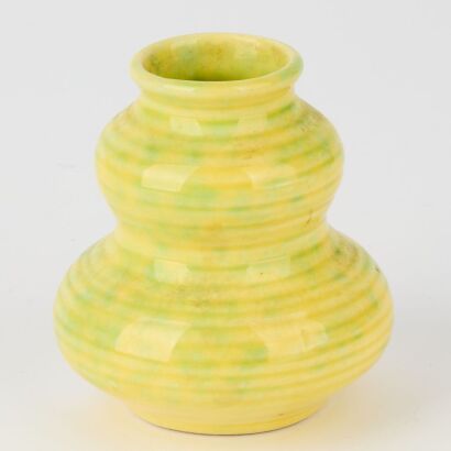 A Crown Lynn Green Posy Vase