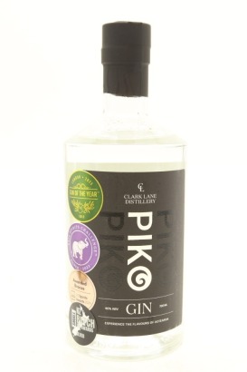 (1) Clark Lane Distillery Piko Classic Gin, 40% ABV
