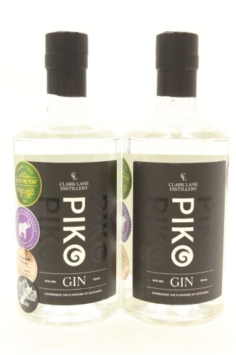 (2) Clark Lane Distillery Piko Classic Gin, 40% ABV