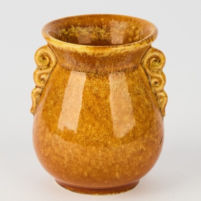 A Crown Lynn Brown Posy Vase