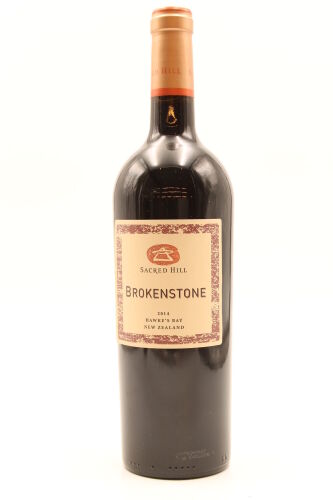 (1) 2014 Sacred Hill Brokenstone Merlot, Hawkes Bay [BC95]