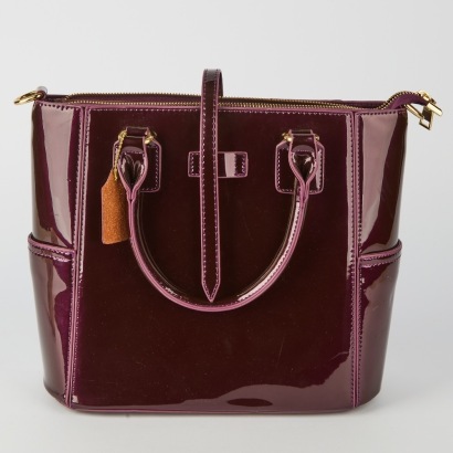 An Aubergine Coach Bag