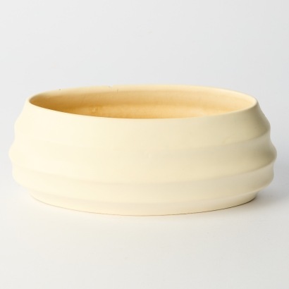 A Crown Lynn Ribbed Trough Vase Shape 77 AF