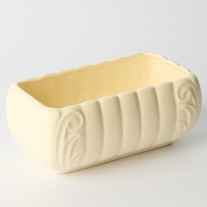 A Crown Lynn 599 Scroll Trough Vase