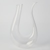 A Handblown Milan Aerating Lyre-Shaped Wine Decanter