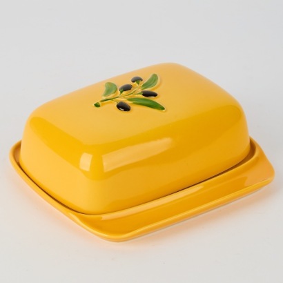 A Vintage REVOL France La Provence Covered Butter Dish