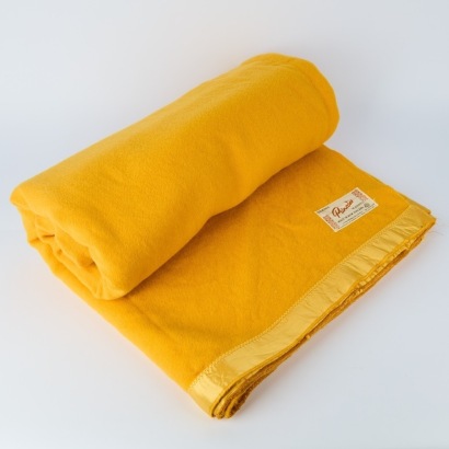 A Citrus Orange Onehunga Princess "Tiki" Blanket