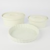 A Set of Three Apilco French Covered Bakeware