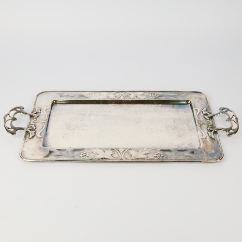 A Silver Plated WMF Tray, C. 1905