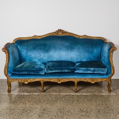 A Louis XV Style Bench Seat