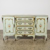 A Green Hand Painted French Side Board