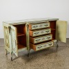 A Green Hand Painted French Side Board - 2