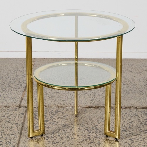 A Brass Side Table