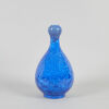 A Large Chinese 20th Century Blue-Glazed Crystalline Flambe-Glaze Garlic-Mouth Vase(Jingdezhen Zhi Mark)