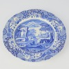 A Spode Blue China Plate, England