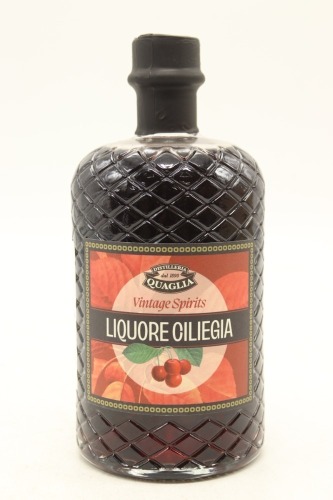(1) Antica Distilleria Quaglia Liquore Ciliegia, Italy, 25% ABV