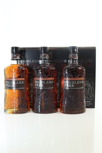 (3) Highland Park Cask Strength Release No.3 Single Malt Scotch Whisky, 64.1% ABV