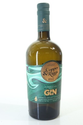 (1) Copper & Kings American Dry Gin, Kentucky, 750ml, 46% ABV