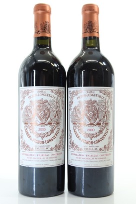 (2) 2000 Chateau Pichon-Longueville au Baron de Pichon-Longueville, Pauillac [JR17.5] [RP97]