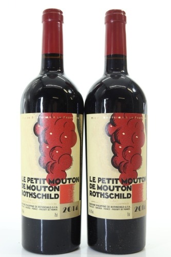 (2) 2014 Le Petit Mouton de Mouton Rothschild, Pauillac