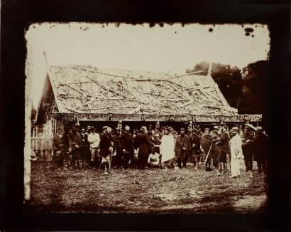 WILLIAM J. HARDING Meeting between Dr Isaac Featherston and Wanganui iwi at Putiki