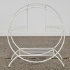 A White Art Deco Style Plant Stand