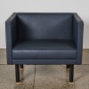 An EDO Leather Armchair by Schamburg and Alvisse for Zenith - 2